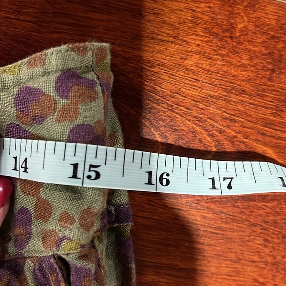 Anthropologie Gregory Womens Skirt XS/S Green Gold Mini Patch Raw Seam Trendy - Picture 10 of 12